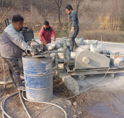 东昌府路面下沉注浆